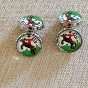 Vintage Retro Cowboy Cufflinks